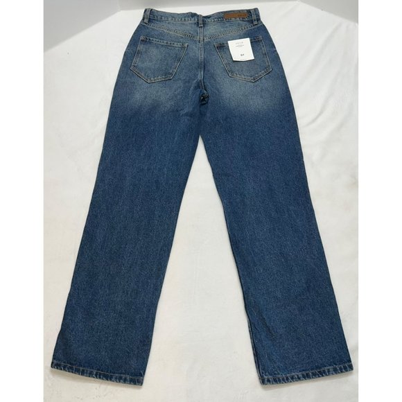 Cello High Rise Dad Fit Front Split Jeans Size 7 - Picture 4 of 10
